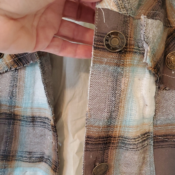 Pol Plaid Sleeveless Jacket - Picture 5 of 6